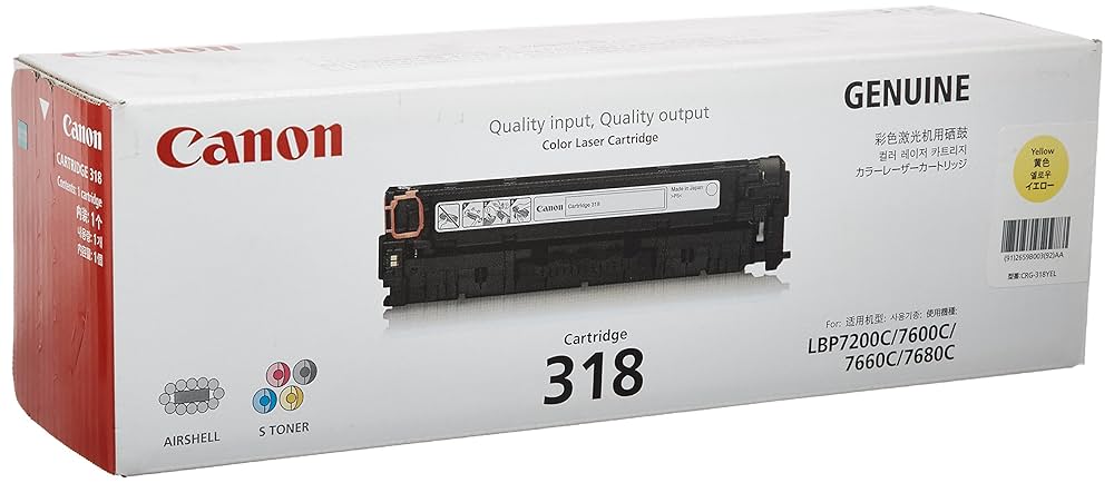 Canon Cartridge 318 マゼンタ・イエロー 2色セット Canon Cartridge 318 マゼンタ・イエロー 2色セット